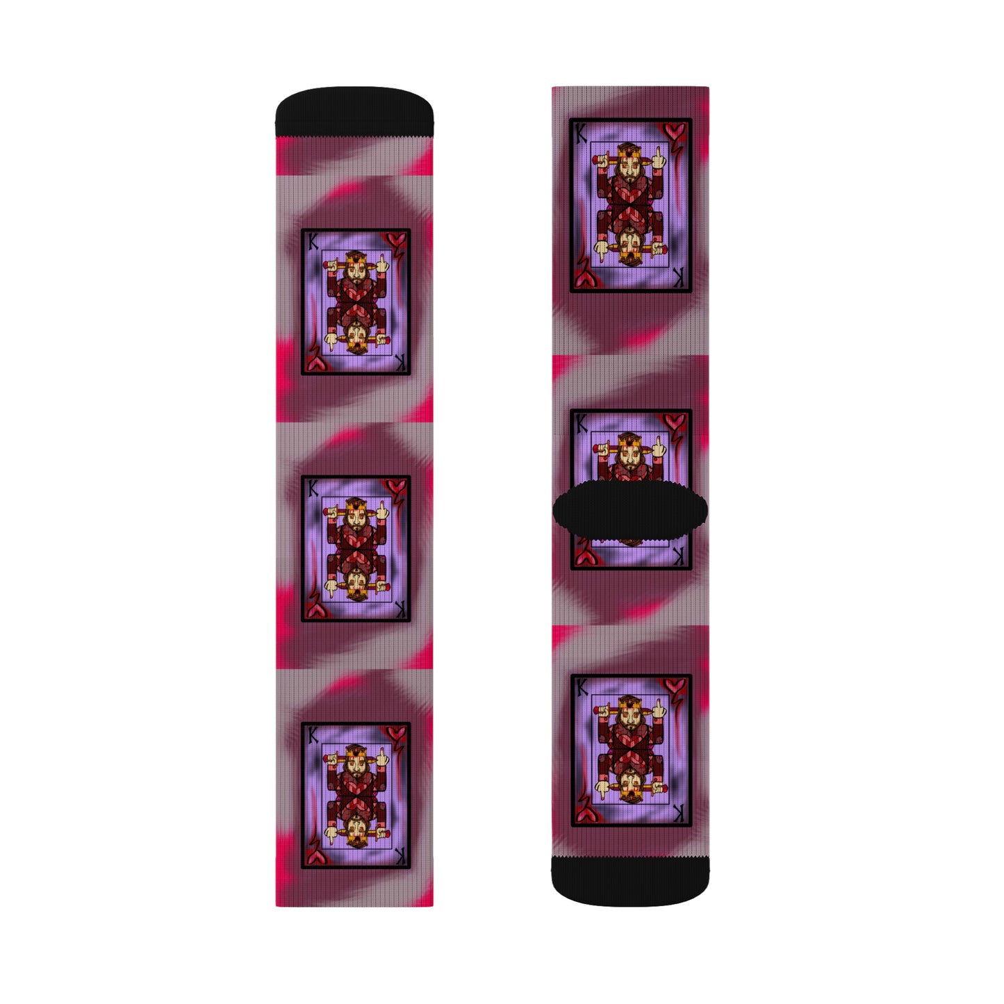 Unique Sublimation Socks - Artistic Design for Creative Souls
