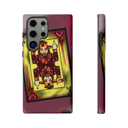 Playing Card Phone Case - Tough Cases with King Design