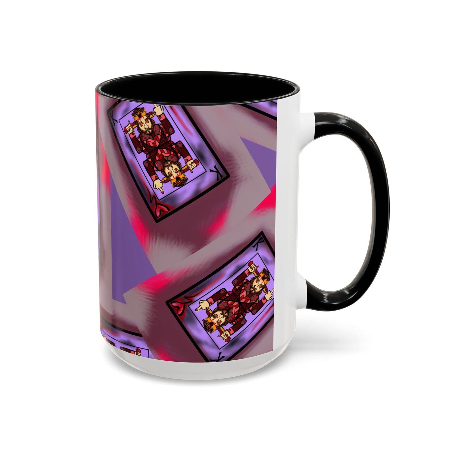Rebellious King Coffee Mug, Unique Gift for Coffee Lovers, Artful Mug for Home, Cool Cup for Tea, Birthday Present, Fun Kitchen Decor