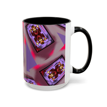 Rebellious King Coffee Mug, Unique Gift for Coffee Lovers, Artful Mug for Home, Cool Cup for Tea, Birthday Present, Fun Kitchen Decor