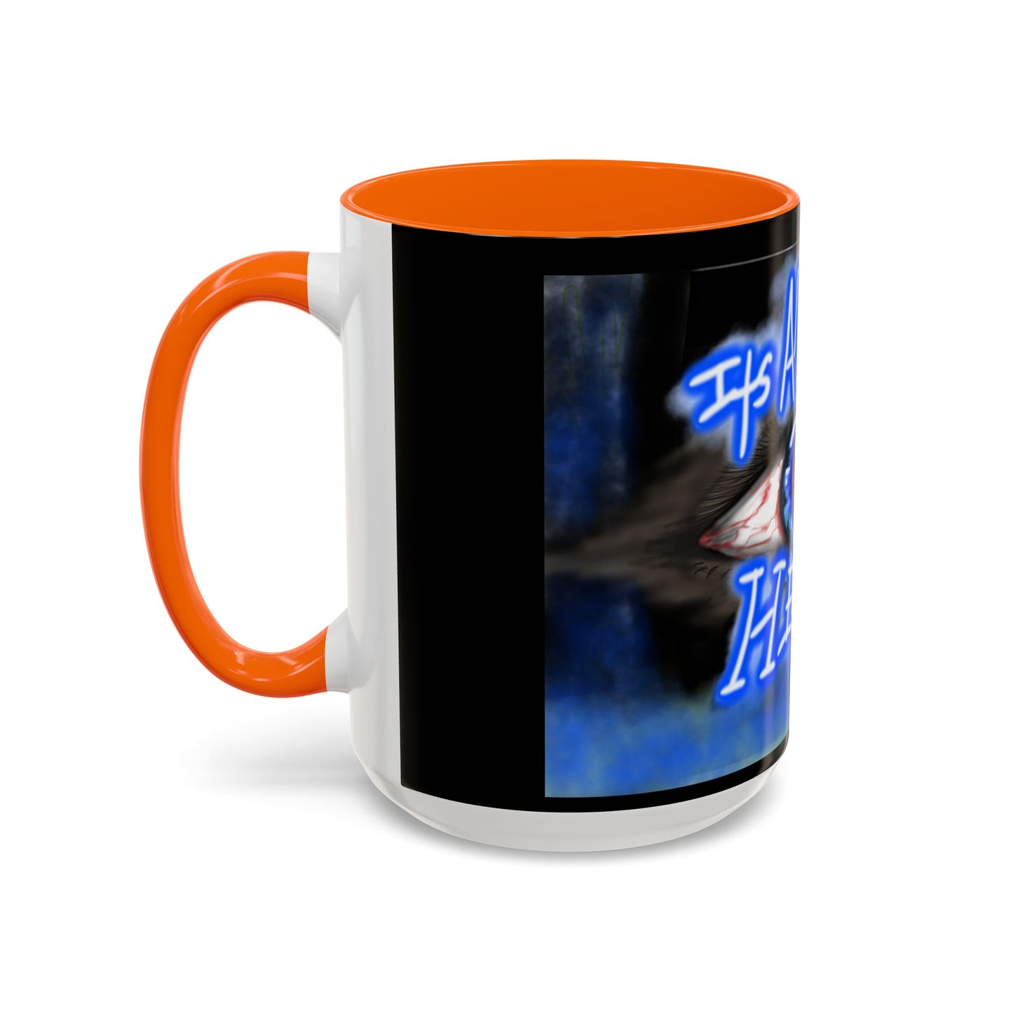 All In Your Head Accent Coffee Mug - Unique Gift for Coffee Lovers