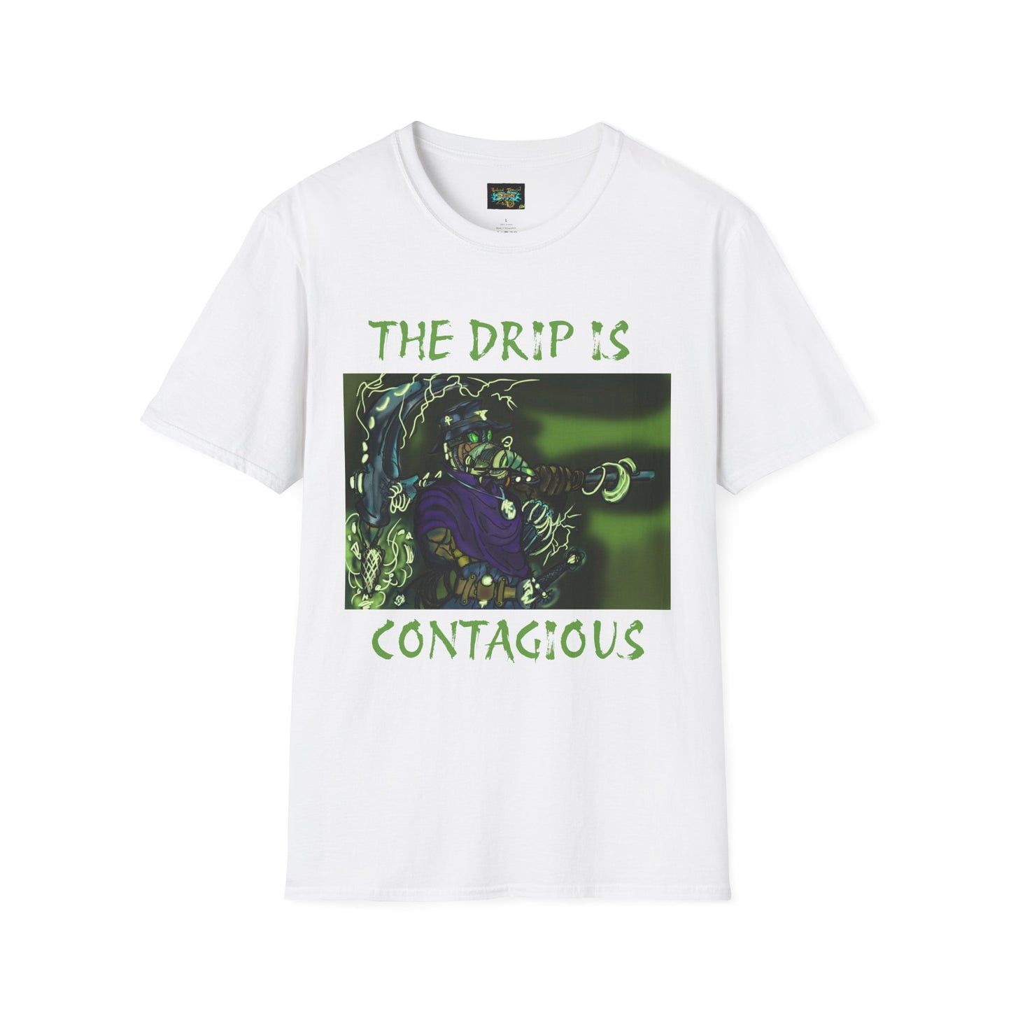 Unisex Graphic Tee - The Drip is Contagious, Trendy T-Shirt, Streetwear Fashion, Gift for Friends, Casual Wear, Hip Hop Style