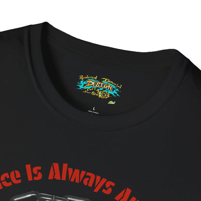Viking Warrior T-Shirt — "Violence Is Always An Option" / "Save Me A Seat In Valhalla"
