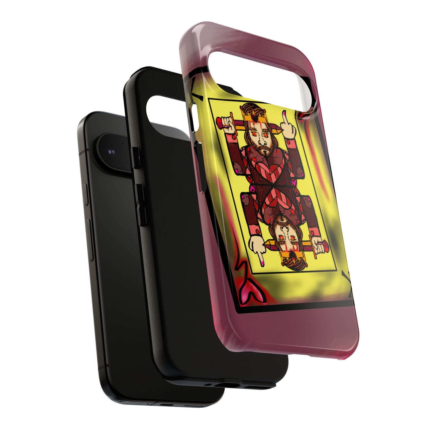 Playing Card Phone Case - Tough Cases with King Design