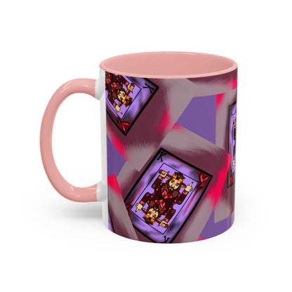 Rebellious King Coffee Mug, Unique Gift for Coffee Lovers, Artful Mug for Home, Cool Cup for Tea, Birthday Present, Fun Kitchen Decor