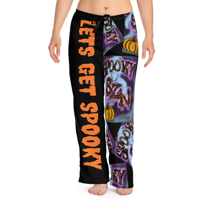 Women's Spooky Season Pajama Pants, Halloween Sleepwear, Cozy Lounge Pants, Unique Gift, Festive Bottoms