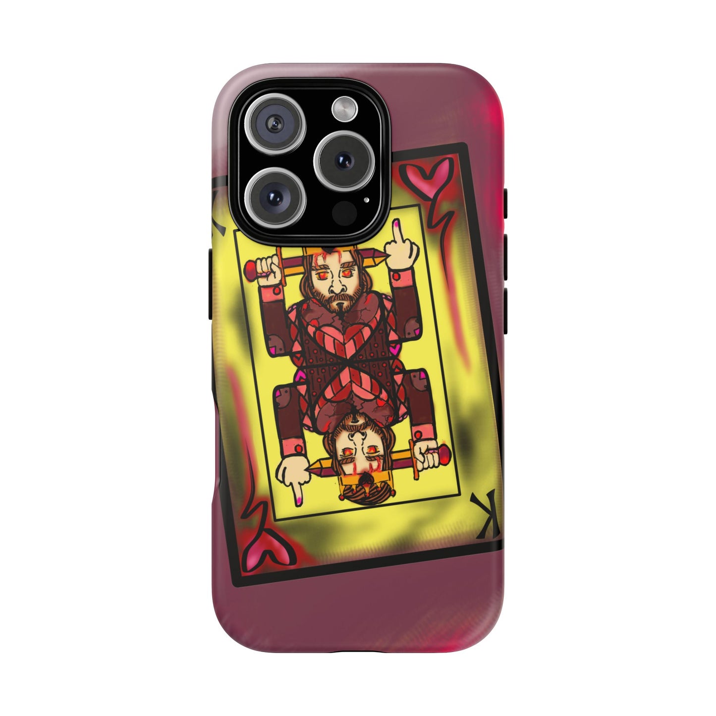 Playing Card Phone Case - Tough Cases with King Design