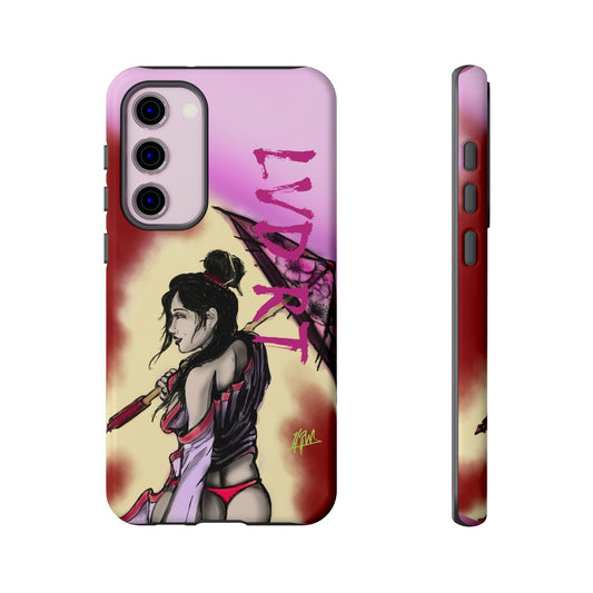 Phone Case with Bold Art, Tough Phone Cover, Unique Smartphone Case, Gift for Her, Aesthetic Tech Accessories
