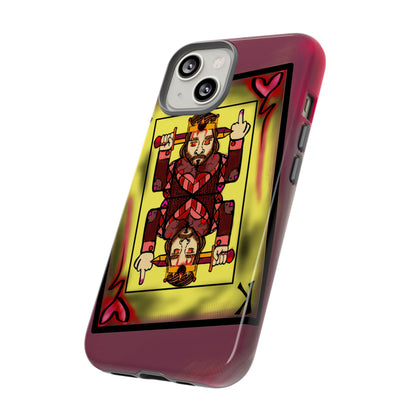 Playing Card Phone Case - Tough Cases with King Design