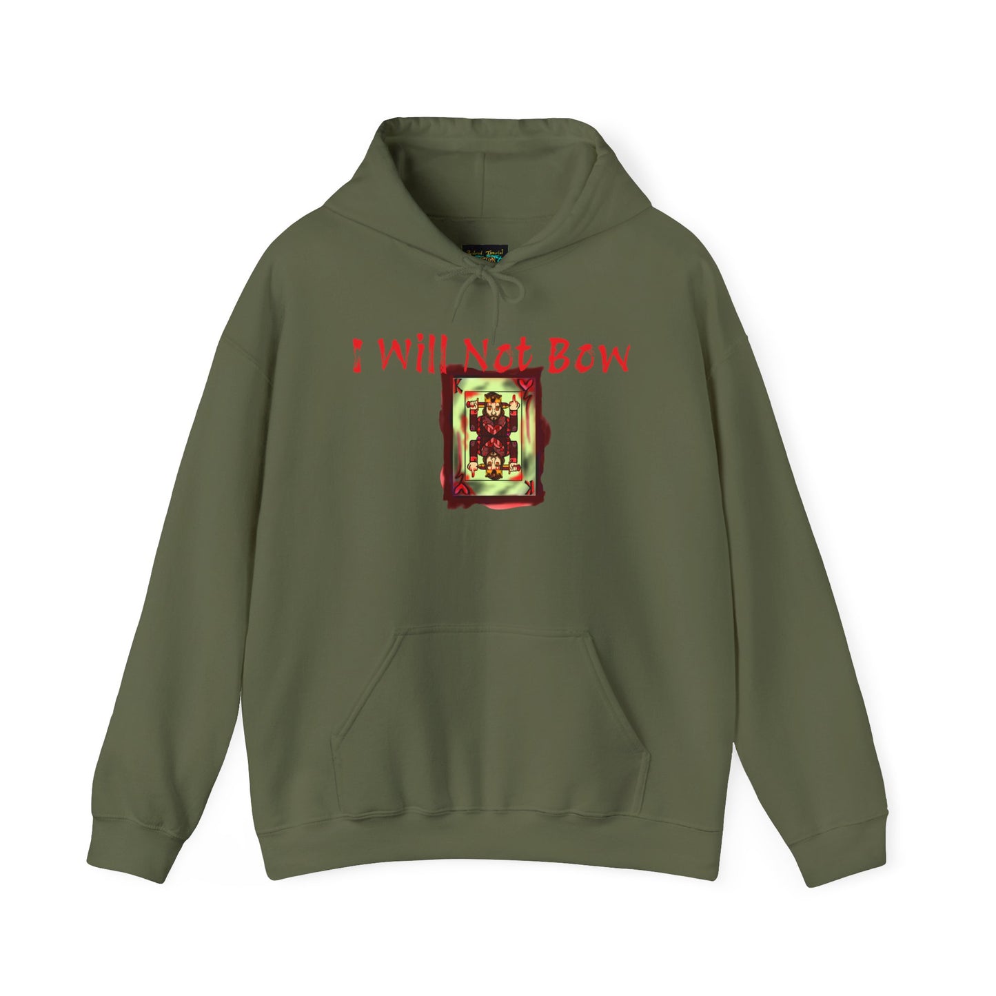 I Will Not Bow Unisex Heavy Blend™ Hooded Sweatshirt - Bold Graphic Hoodie for Empowerment and Style