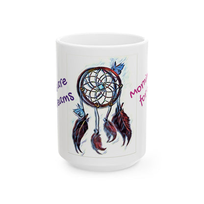 Dream Catcher Ceramic Mug - Morning Inspiration 11oz & 15oz