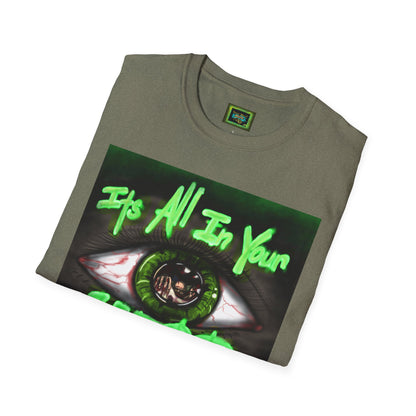 It's All In Your Head, Vintage Style Tee, Perfect for Music Lovers, Gift for Hipsters, Unique Streetwear