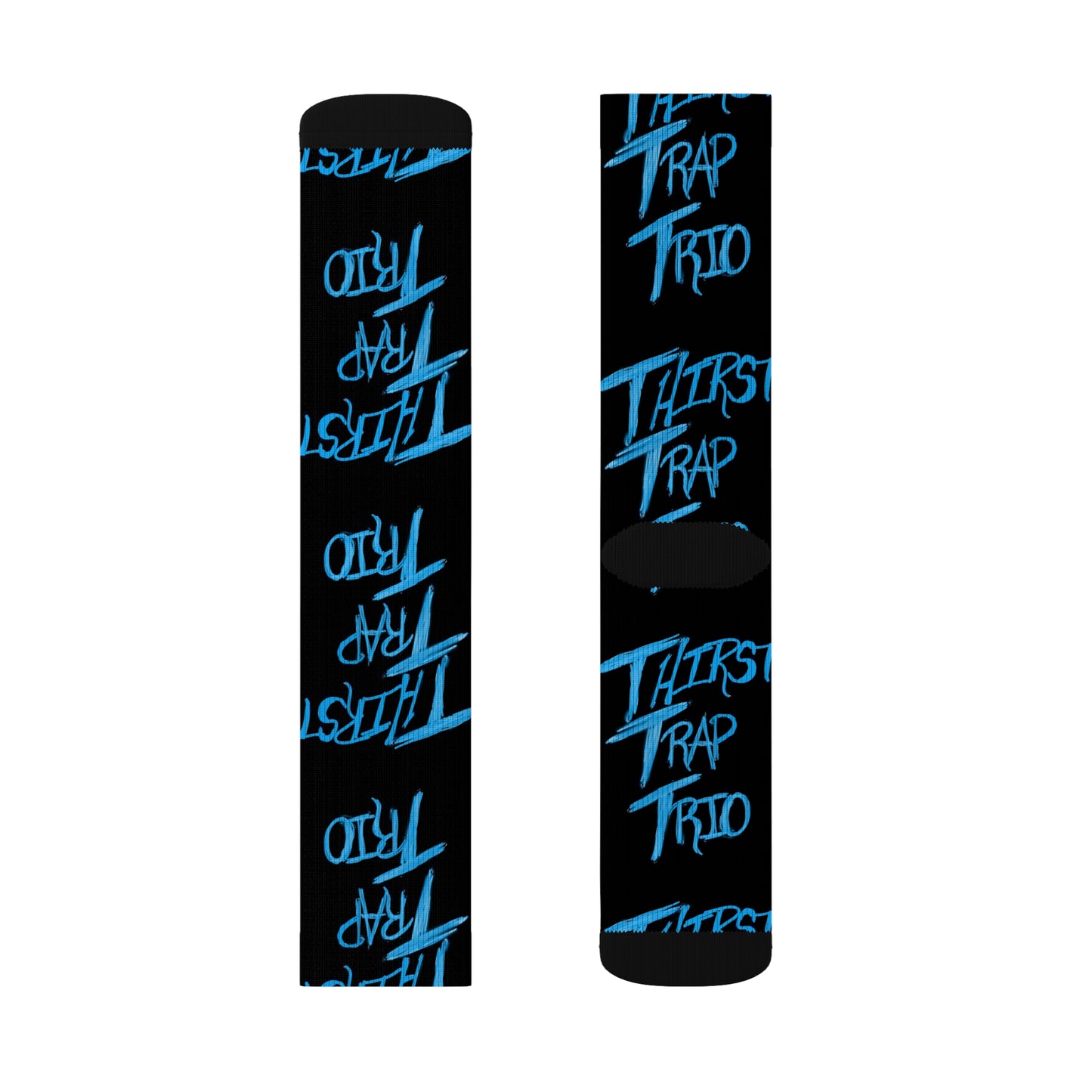 Thirst Trap Trio Sublimation Socks | Gift for Music Lovers, Unique Fashion, Streetwear, Cozy Accessories, Bold Statement Pieces