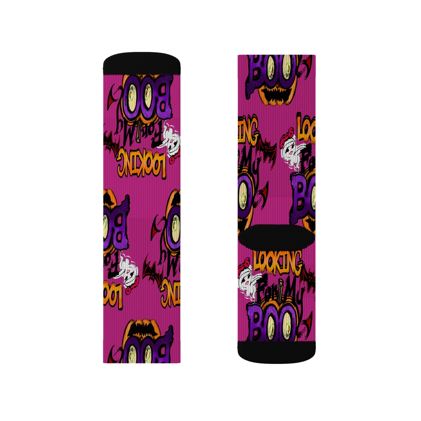 Halloween Sublimation Socks, Fun Socks for Halloween, Spooky Gifts, Costume Accessories, Sock Party Favors