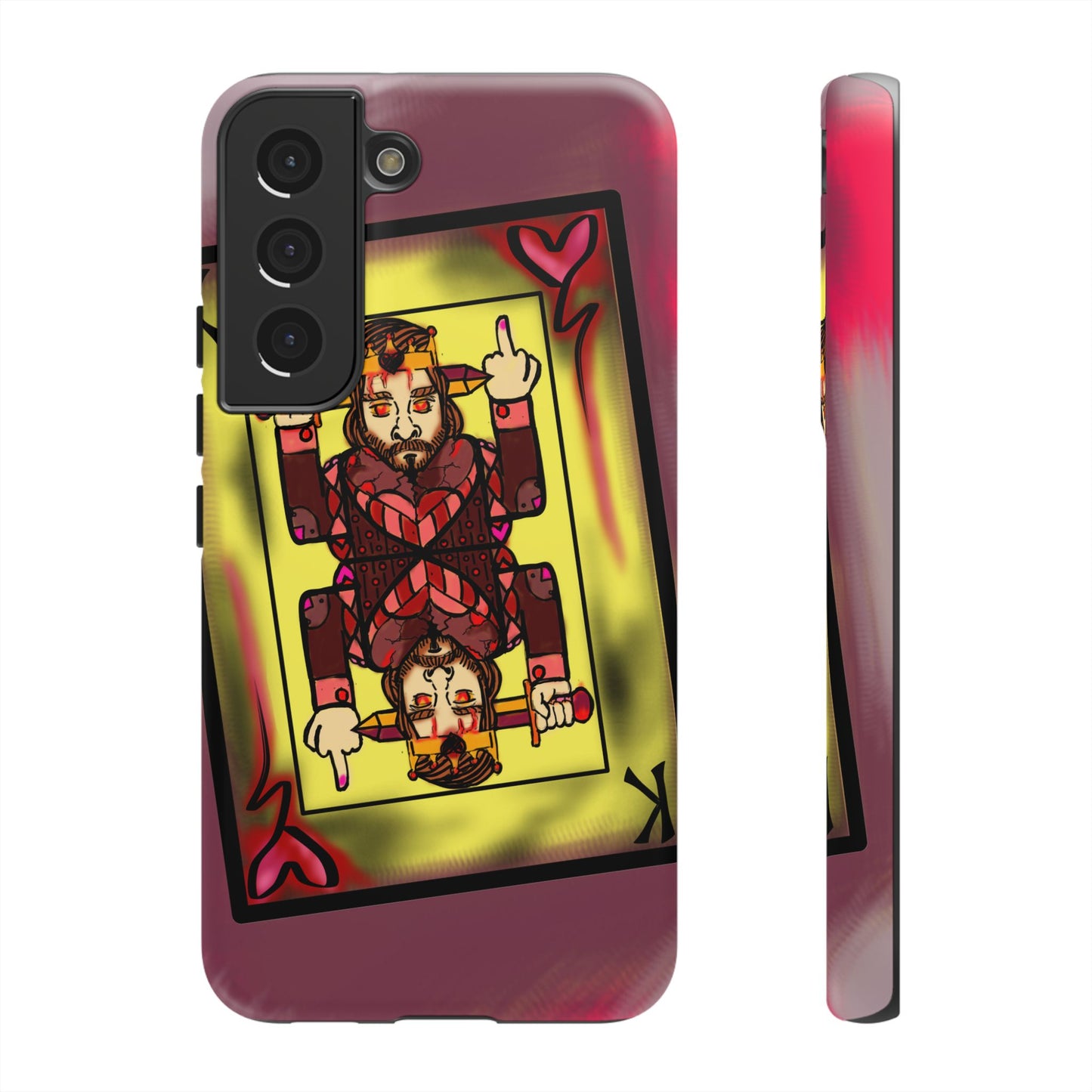Playing Card Phone Case - Tough Cases with King Design