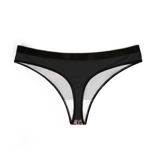 Colorful Skull Women's Thongs | Edgy Underwear with Vibrant Print