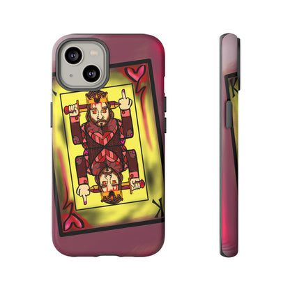 Playing Card Phone Case - Tough Cases with King Design