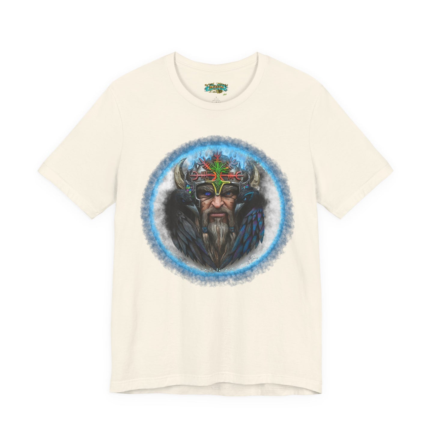 Viking King Graphic Tee — Norse Warrior Playing Card Design