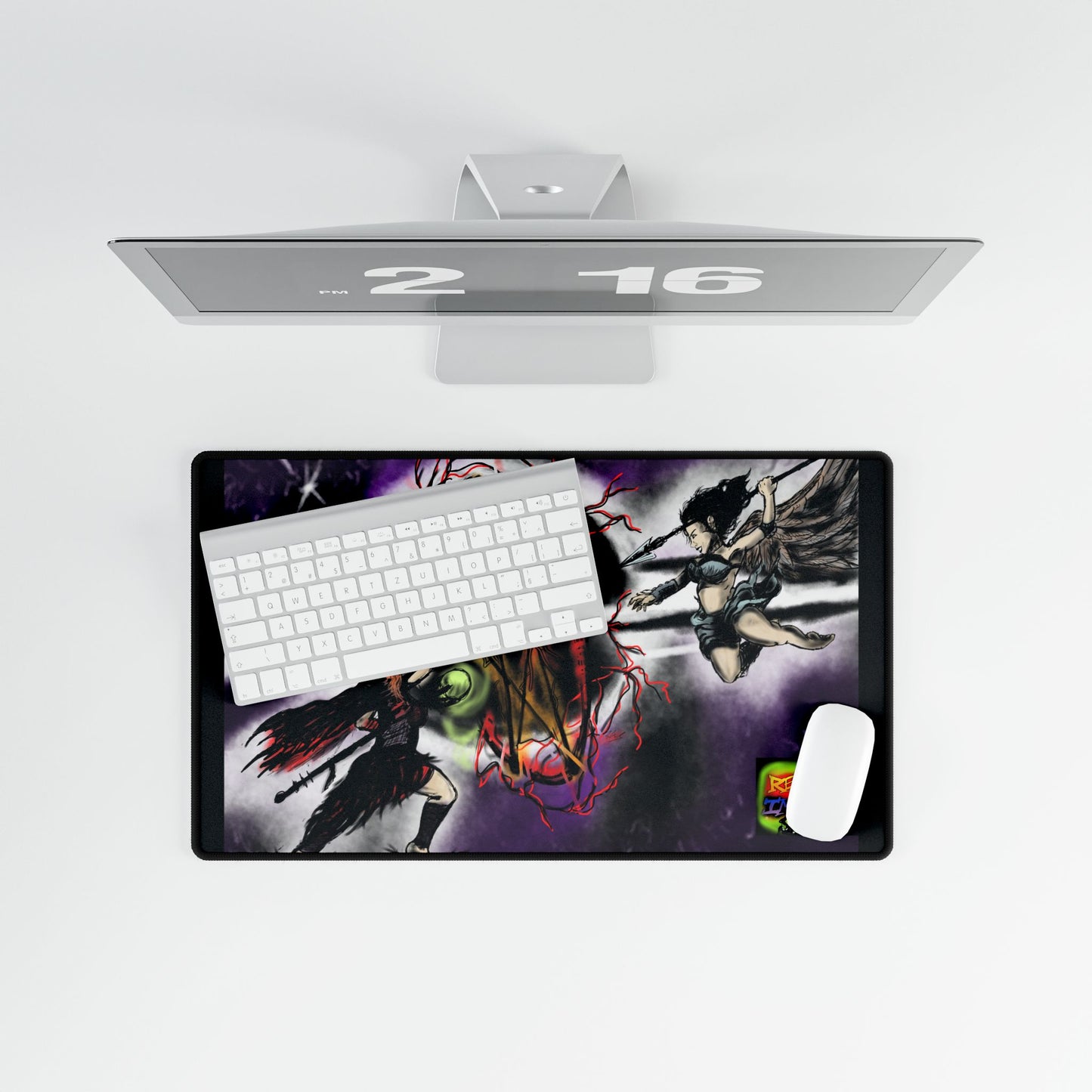 Gothic Desk Mats for Unique Workspaces, Art By HRW, Office Decor, Gamer Mousepad, Creative Gifts, Home Office Essentials