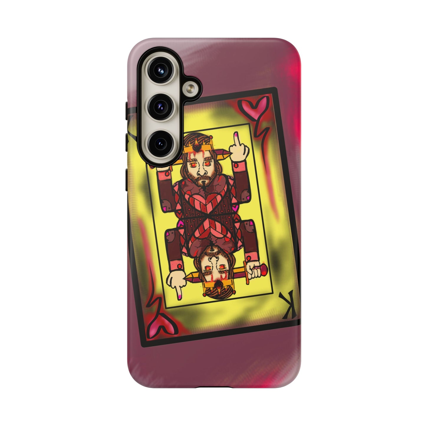 Playing Card Phone Case - Tough Cases with King Design