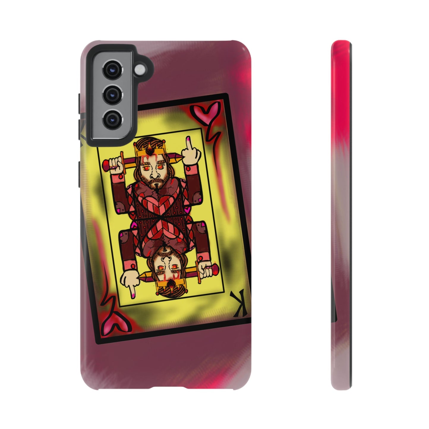 Playing Card Phone Case - Tough Cases with King Design