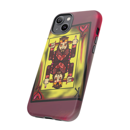 Playing Card Phone Case - Tough Cases with King Design