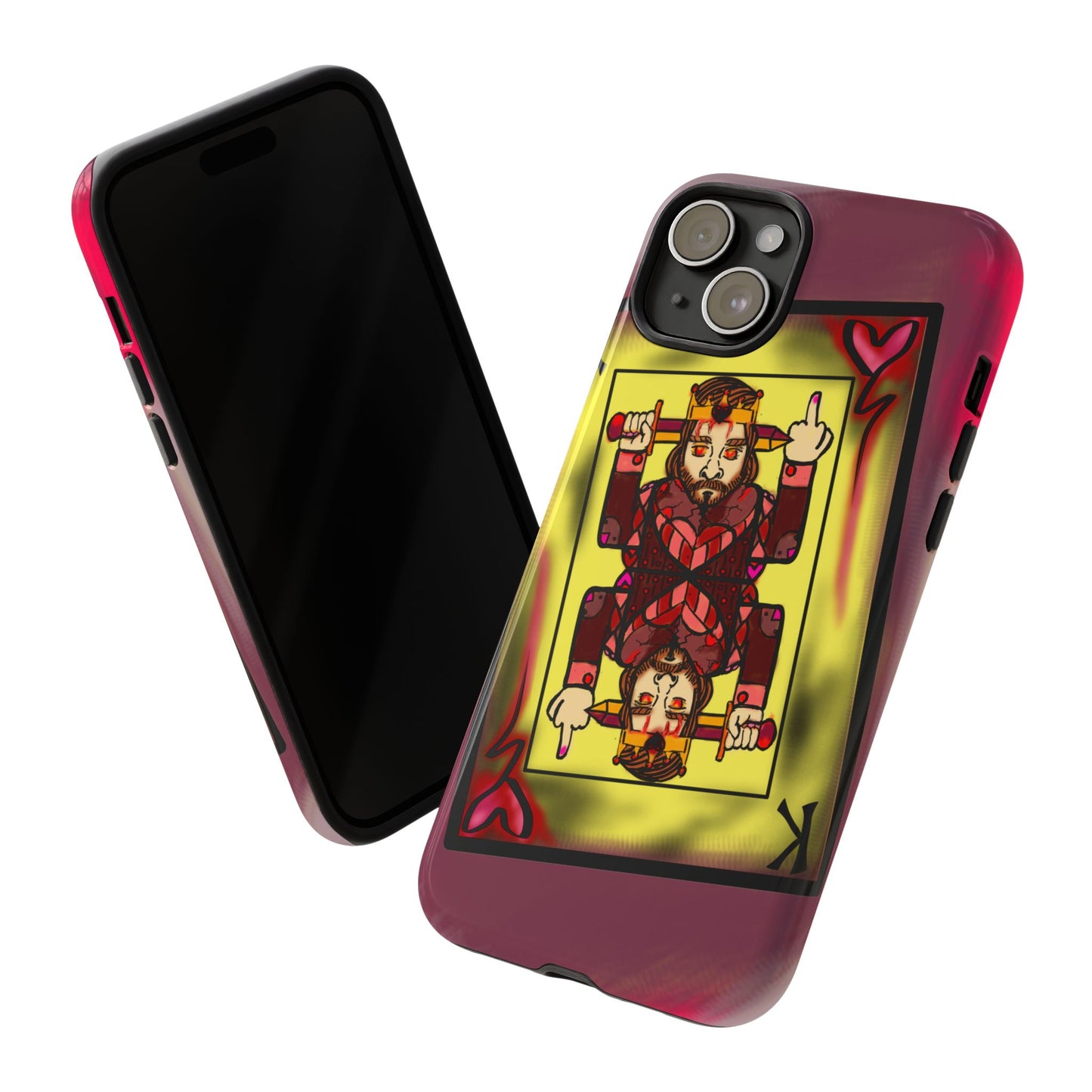 Playing Card Phone Case - Tough Cases with King Design