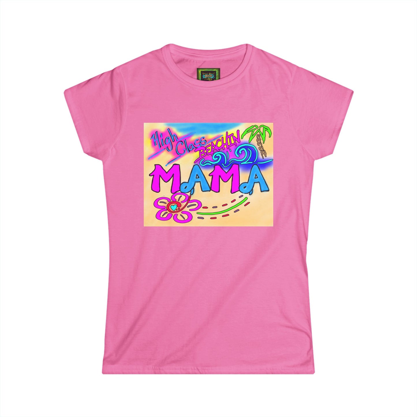 Tropical Vibes Tee, Fun Beach Shirt, Mama Shirt, Summer Essential, Vacation Wear, Inspirational Gift