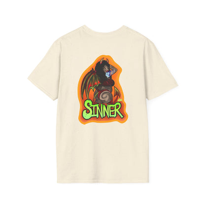 Saint and Sinner Graphic T-Shirt, Unisex Tee for Halloween, Gift for Friends, Statement Shirt, Casual Wear, Gothic Aesthetic