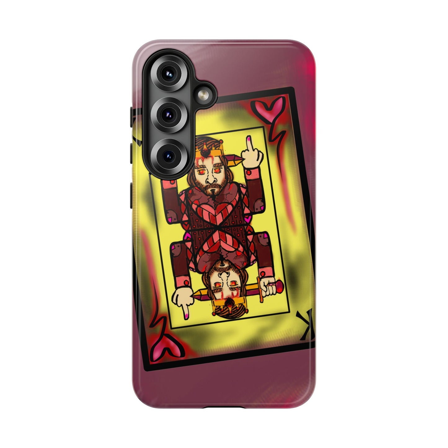 Playing Card Phone Case - Tough Cases with King Design