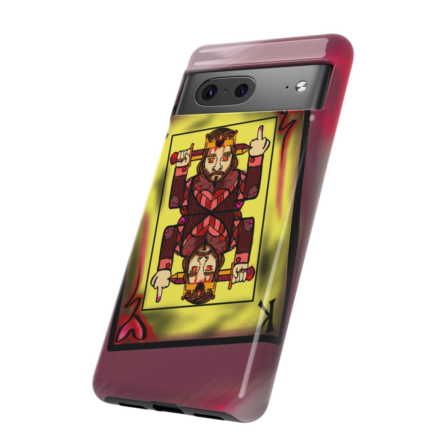 Playing Card Phone Case - Tough Cases with King Design