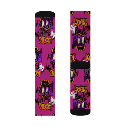 Halloween Sublimation Socks, Fun Socks for Halloween, Spooky Gifts, Costume Accessories, Sock Party Favors