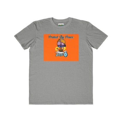Men's Lightweight Fashion Tee - "Protect Thy Peace" Graphic T-Shirt, Casual Wear, Streetwear, Gift for Him, Comfortable Summer Top