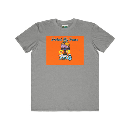Men's Lightweight Fashion Tee - "Protect Thy Peace" Graphic T-Shirt, Casual Wear, Streetwear, Gift for Him, Comfortable Summer Top