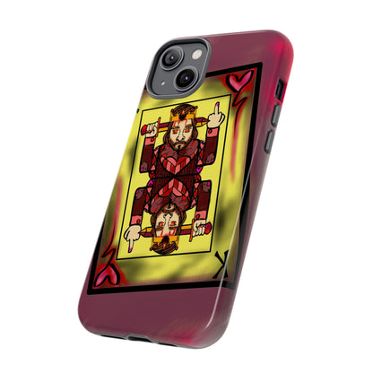 Playing Card Phone Case - Tough Cases with King Design