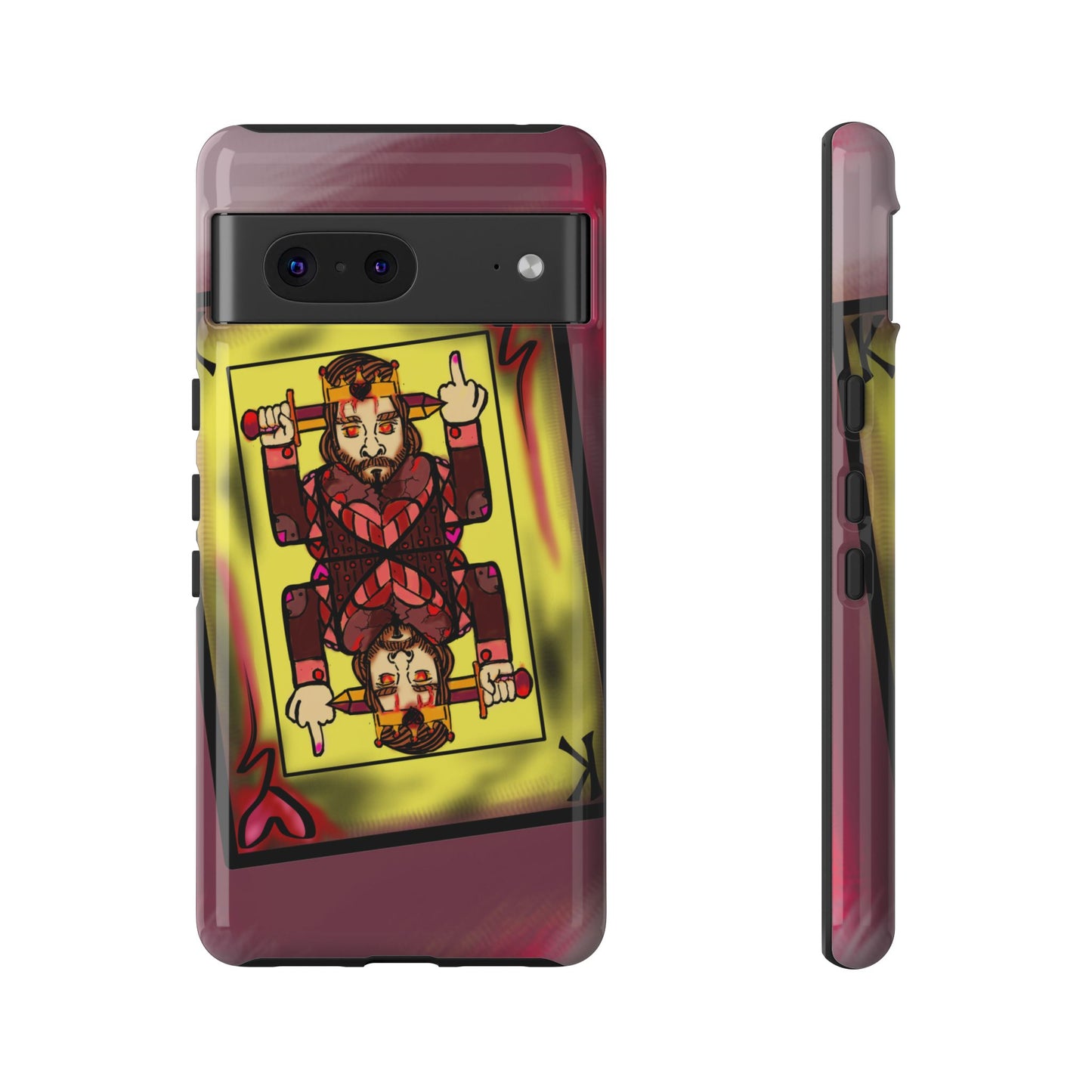 Playing Card Phone Case - Tough Cases with King Design