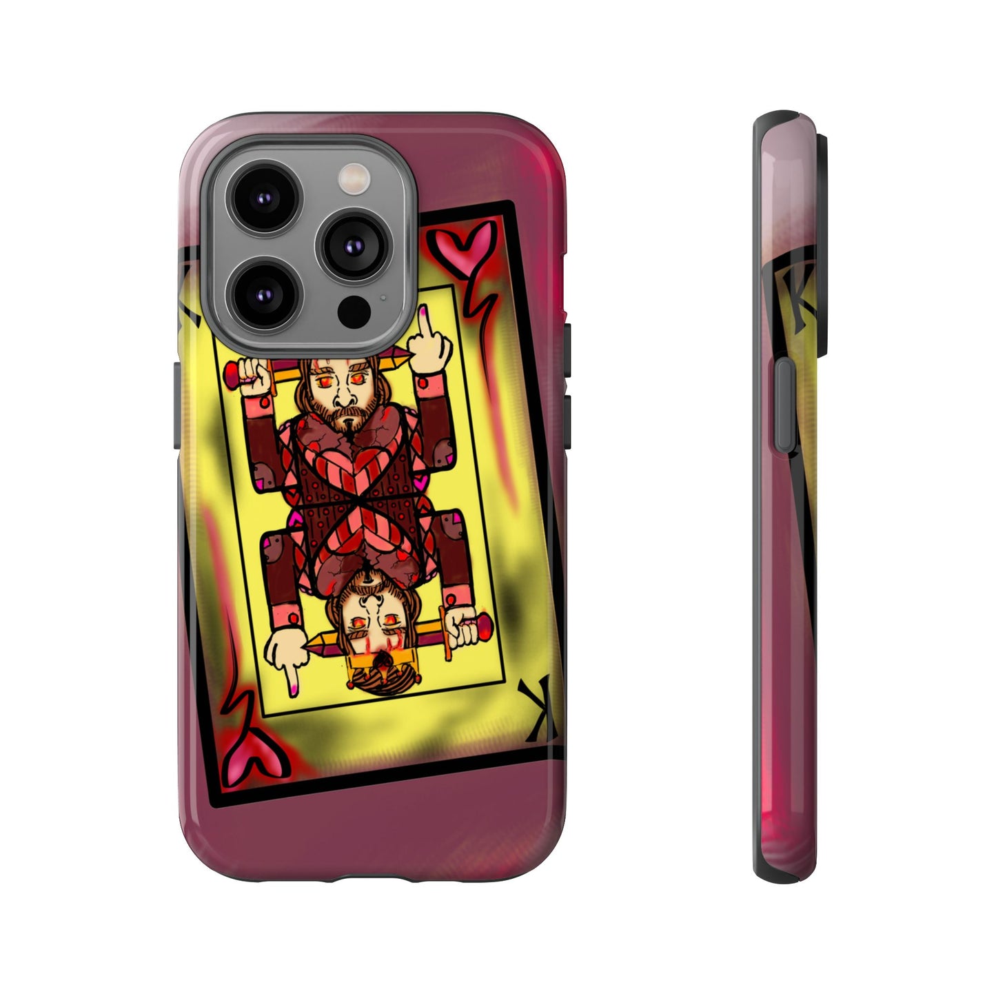 Playing Card Phone Case - Tough Cases with King Design