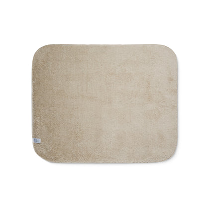 Cozy Sherpa Blanket - Lotus With SemicolonDesign for Home Decor