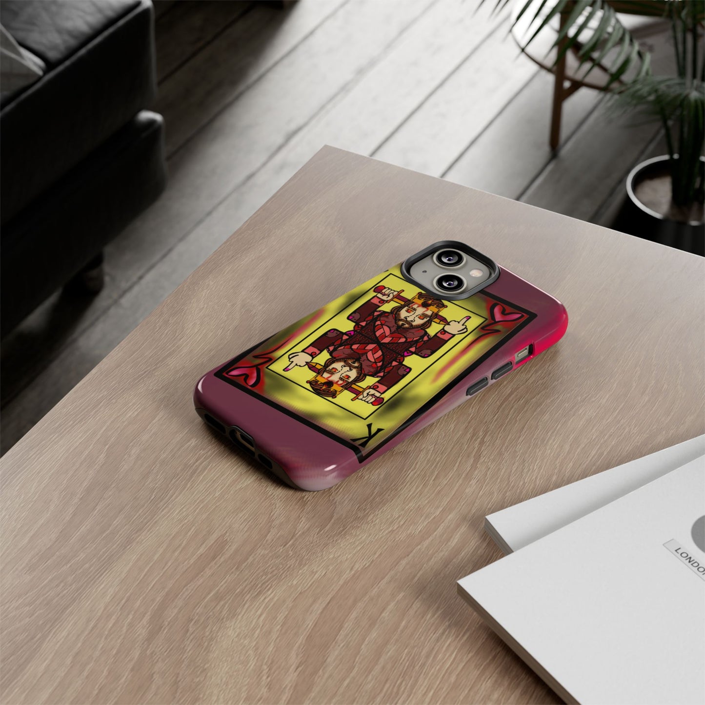 Playing Card Phone Case - Tough Cases with King Design