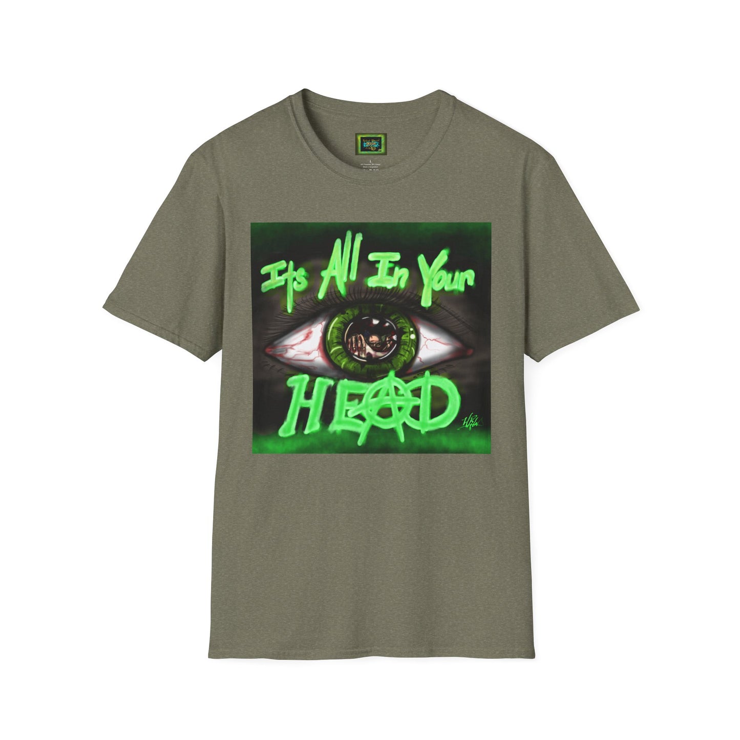 It's All In Your Head, Vintage Style Tee, Perfect for Music Lovers, Gift for Hipsters, Unique Streetwear