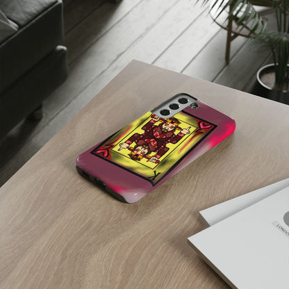 Playing Card Phone Case - Tough Cases with King Design