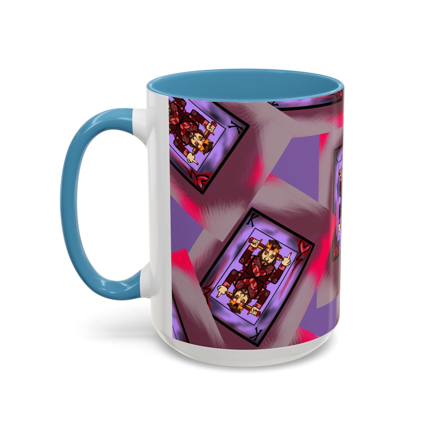Rebellious King Coffee Mug, Unique Gift for Coffee Lovers, Artful Mug for Home, Cool Cup for Tea, Birthday Present, Fun Kitchen Decor