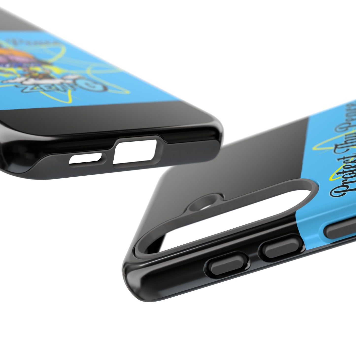 Protect Thy Peace Phone Case, Zen G Tough Case for Stress Relief, Unique Phone Accessory, Holiday Gift, Vibrant Design