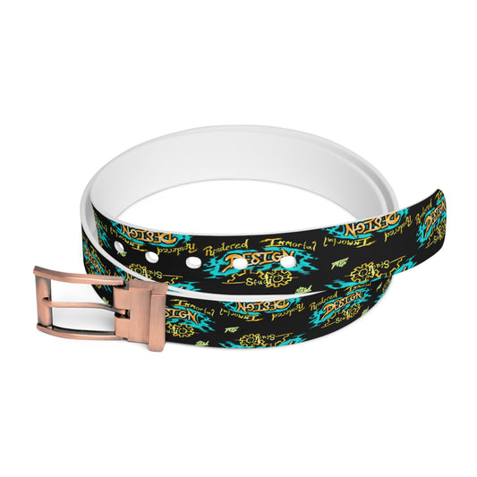 Rendered Immortal Belt, Unique Accessory, Gift Idea, Casual Wear, Adjustable Belt, Colorful Belt