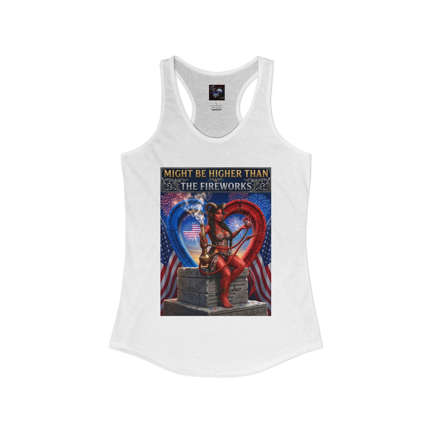 Women's 4th of July Racerback Tank