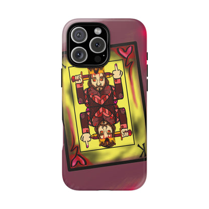 Playing Card Phone Case - Tough Cases with King Design