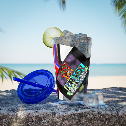 Sunsplash Tumbler with Straw, 16oz