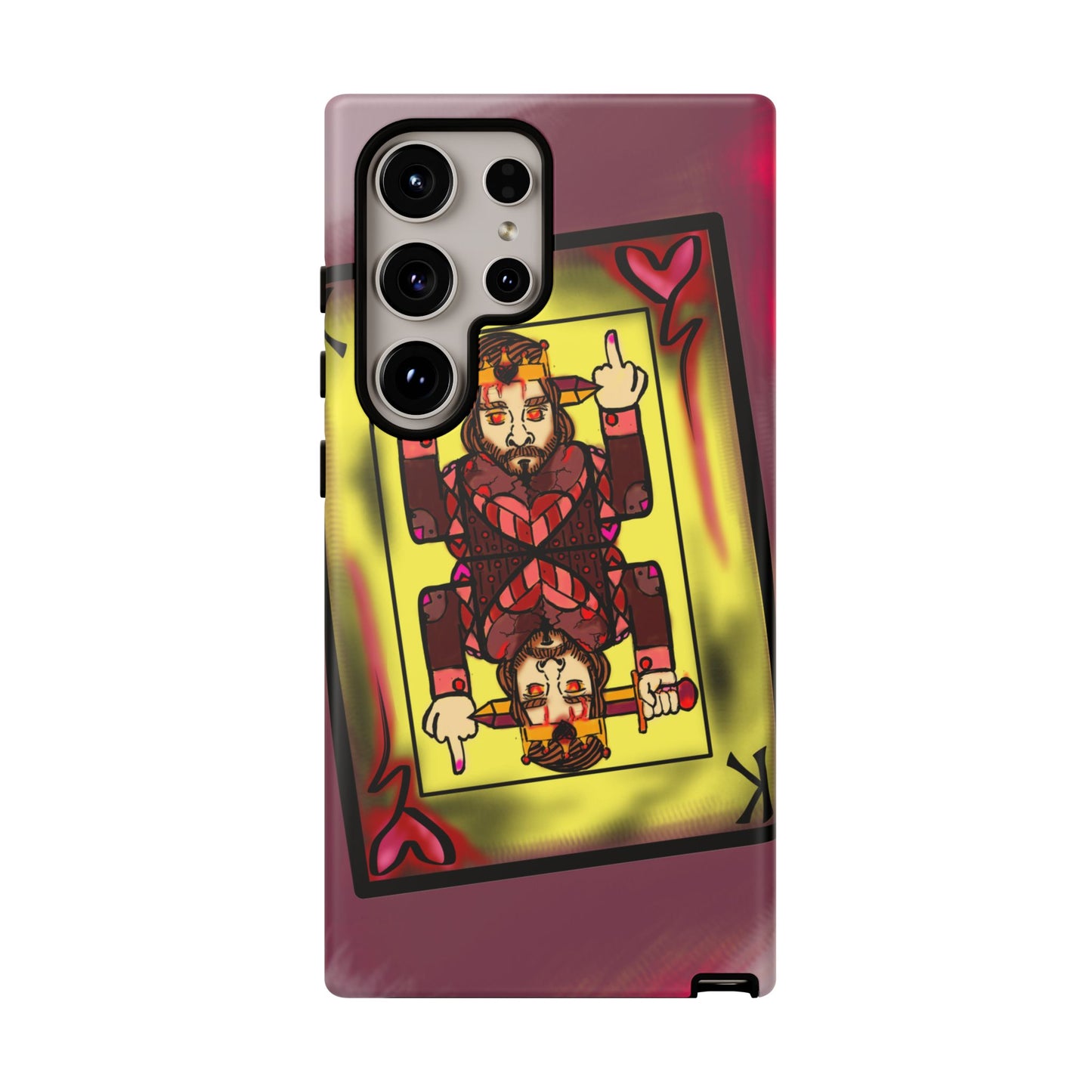 Playing Card Phone Case - Tough Cases with King Design