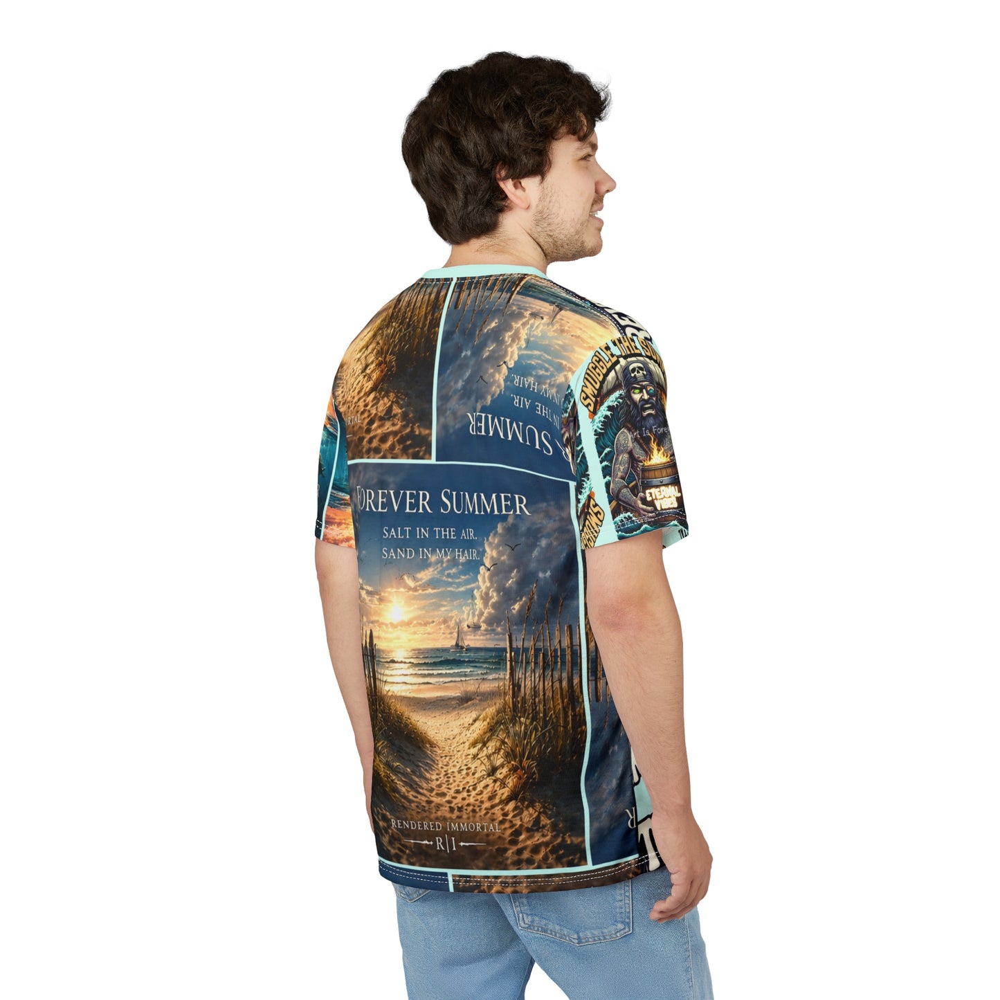 Pirate the Fun "Forever Summer" All-Over Print Tee