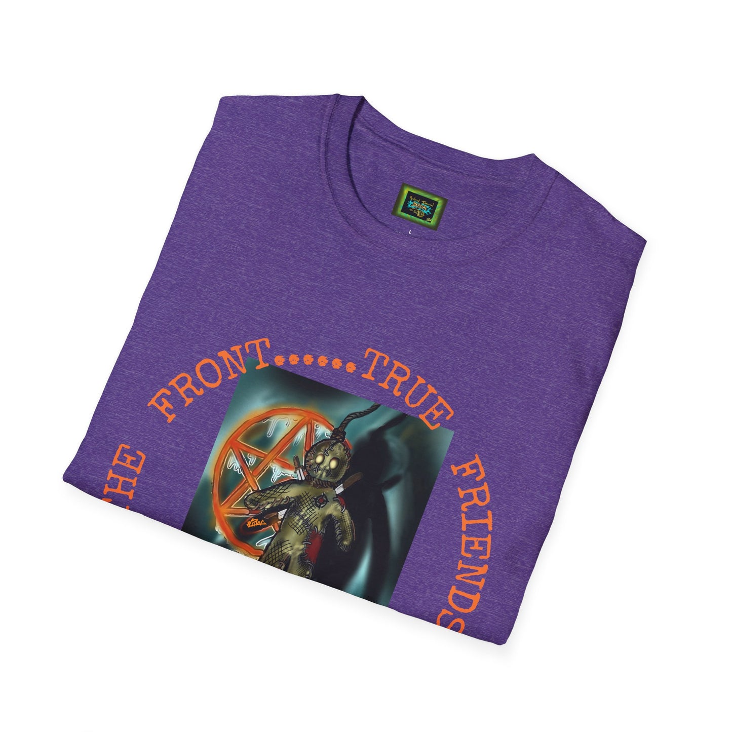 Unisex Softstyle T-Shirt - 'Down With The Sickness' Graphic Tee for Fans of Bold Art and Humor